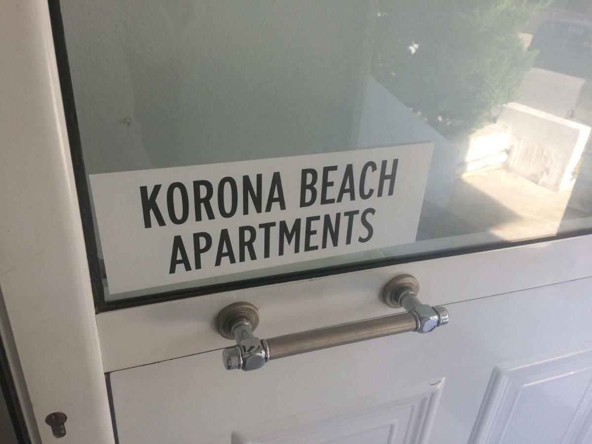 Korona Beach Apartments I Rethymno Exterior foto
